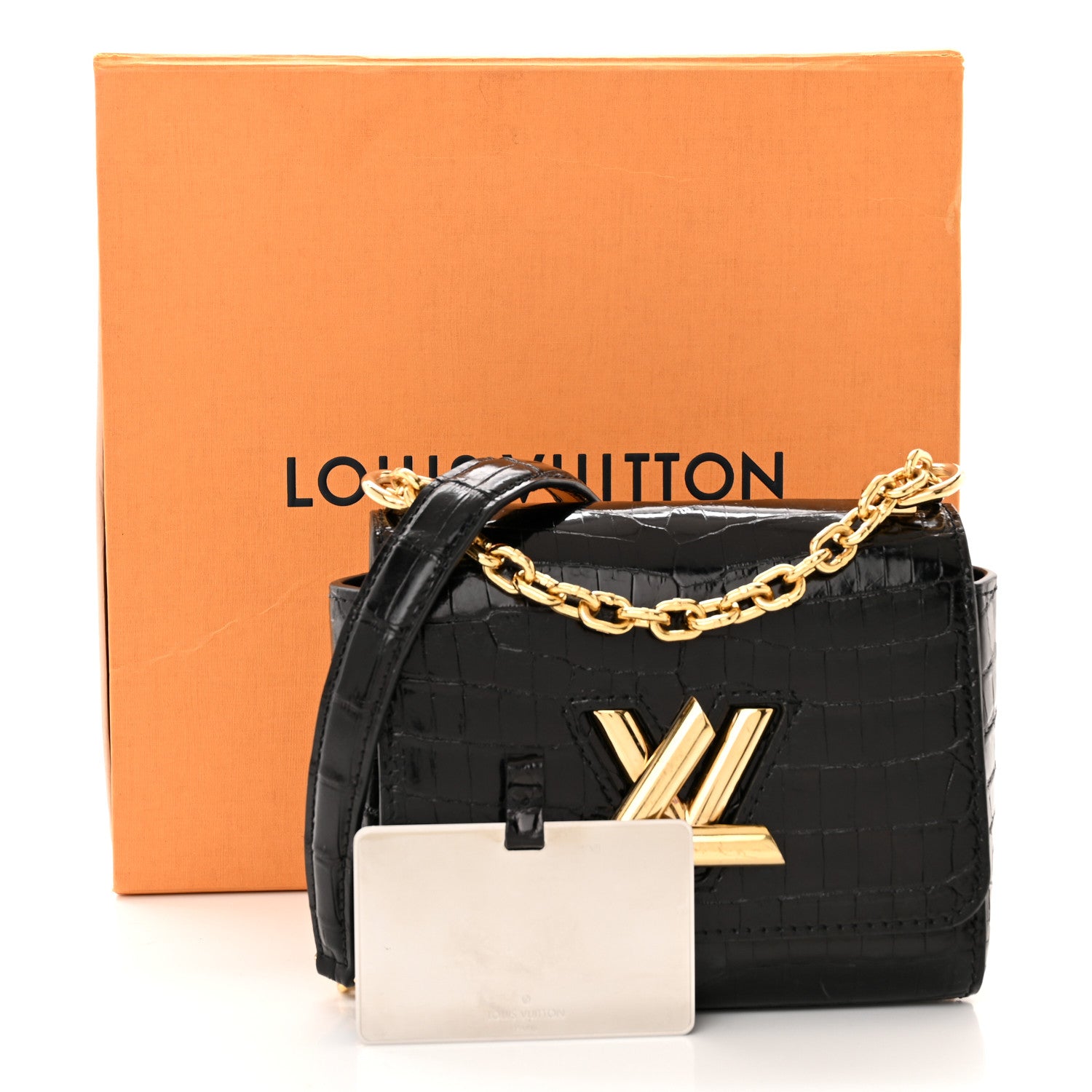 Louis Vuitton Crocodile Twist Mini Shoulder Bag Black 16 of 16