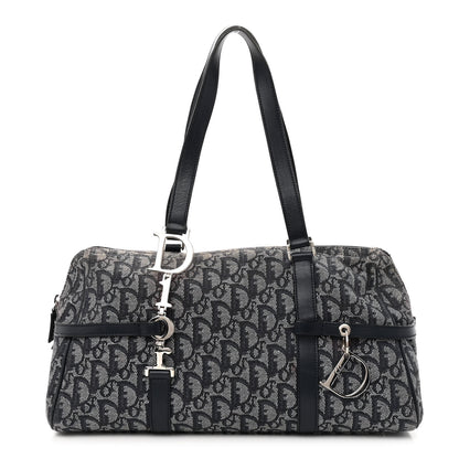Christian Dior Denim Monogram Charms Shoulder Bag Blue 1 of 12