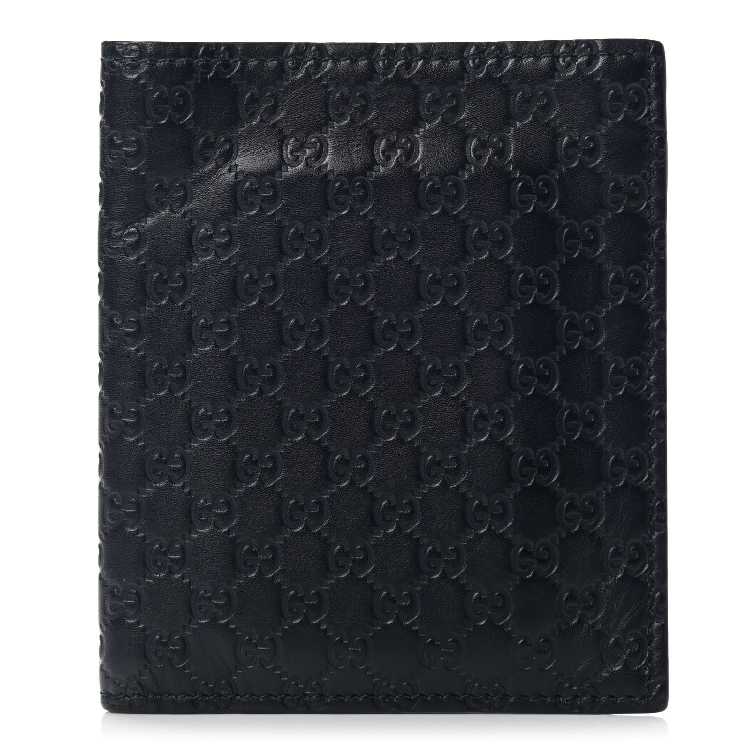 Gucci Microguccissima Bi-Fold Wallet Navy 1 of 9