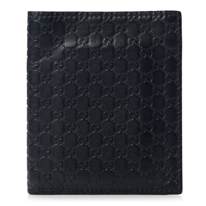 Gucci Microguccissima Bi-Fold Wallet Navy 1 of 9