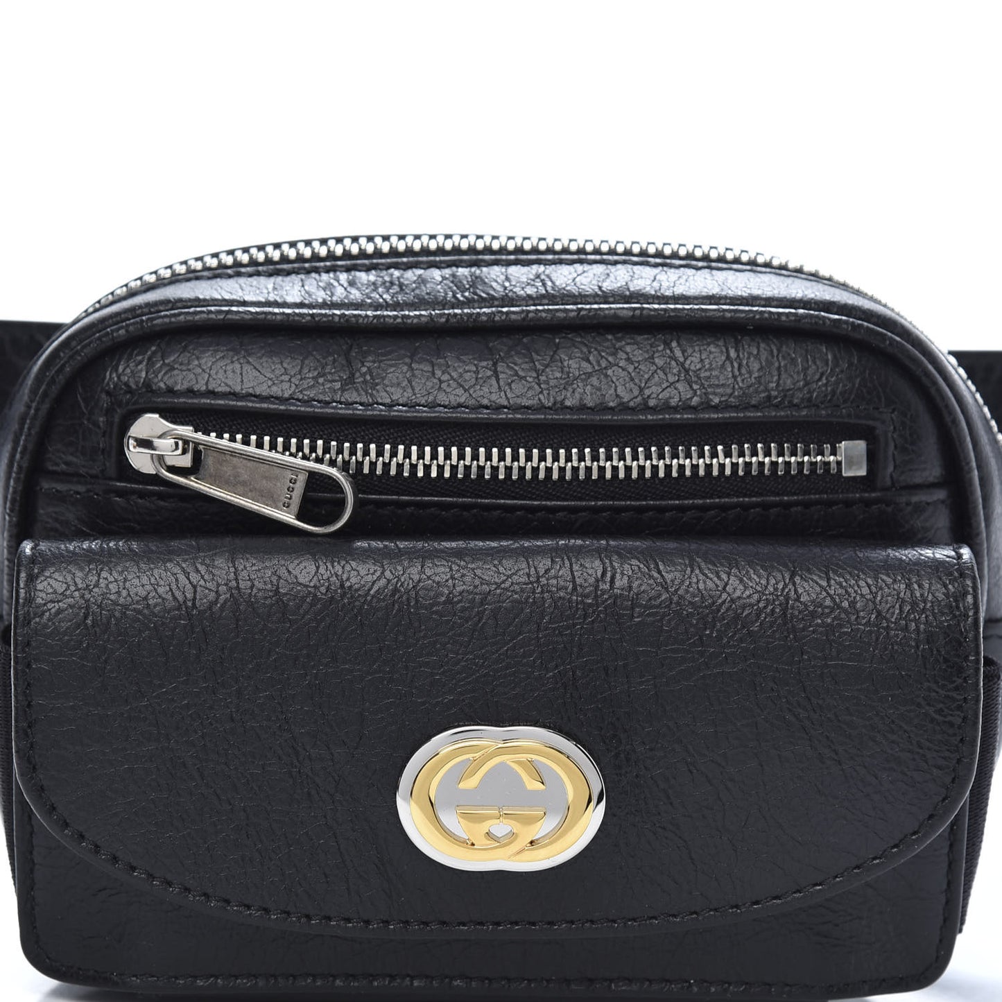 Fluffy Calfskin Mini Morpheus Belt Bag 70 28 Black