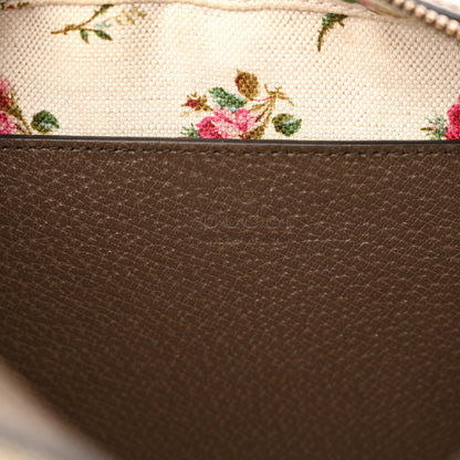 Gucci GG Supreme Monogram Web Neo Vintage Shoulder Bag Beige New Acero Crop 6 of 15