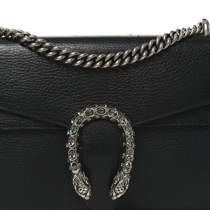 Gucci Pebbled Calfskin Small Dionysus Shoulder Bag Black 8 of 10