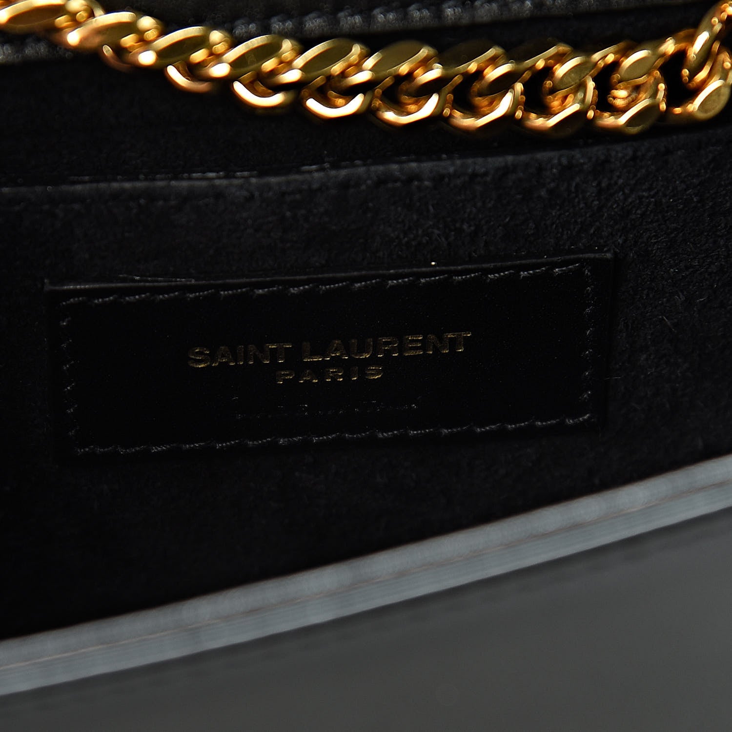 Saint Laurent Calfskin Small Classic Monogram Kate Tassel Satchel Black 6 of 9