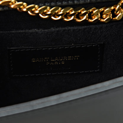 Saint Laurent Calfskin Small Classic Monogram Kate Tassel Satchel Black 6 of 9