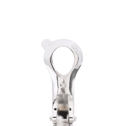 Van Cleef & Arpels 18K White Gold Mother of Pearl Vintage Alhambra Earrings 6 of 6