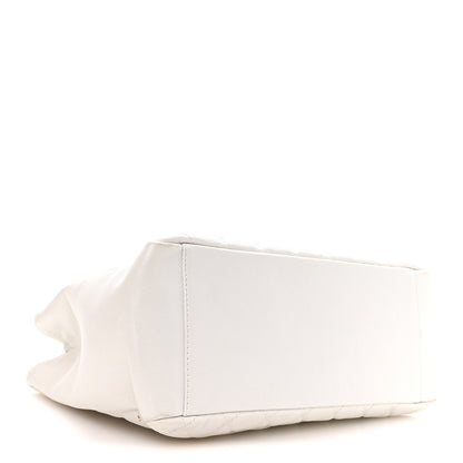 Chanel Caviar Quilted Grand Shopping Tote GST White 4 of 11