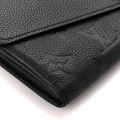 Louis Vuitton Empreinte Sarah Wallet NM Black 10 of 11