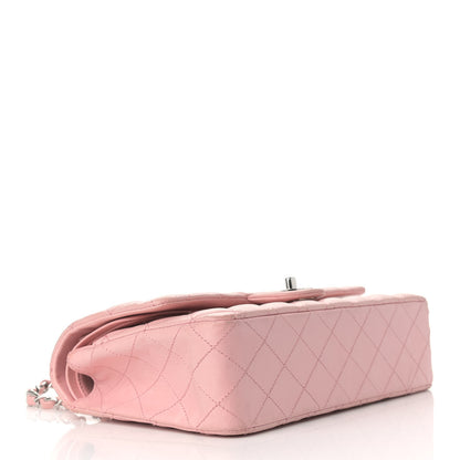 Chanel Lambskin Quilted Medium Double Flap Light Pink 4 of 18