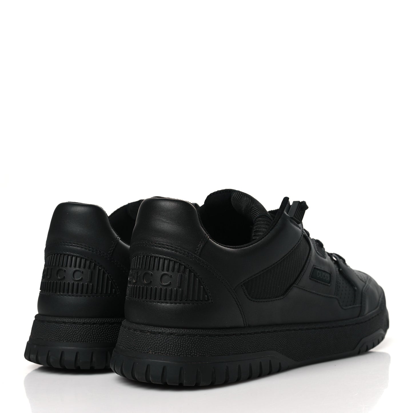 Calfskin Miro Soft Perforated Technical Jersey Knit Mens Jones Sneakers 10 Black