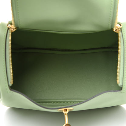 Hermes Swift Mini Lindy 20 Vert Criquet 5 of 11