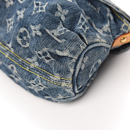 Louis Vuitton Monogram Denim Mini Pleaty Blue 10 of 11