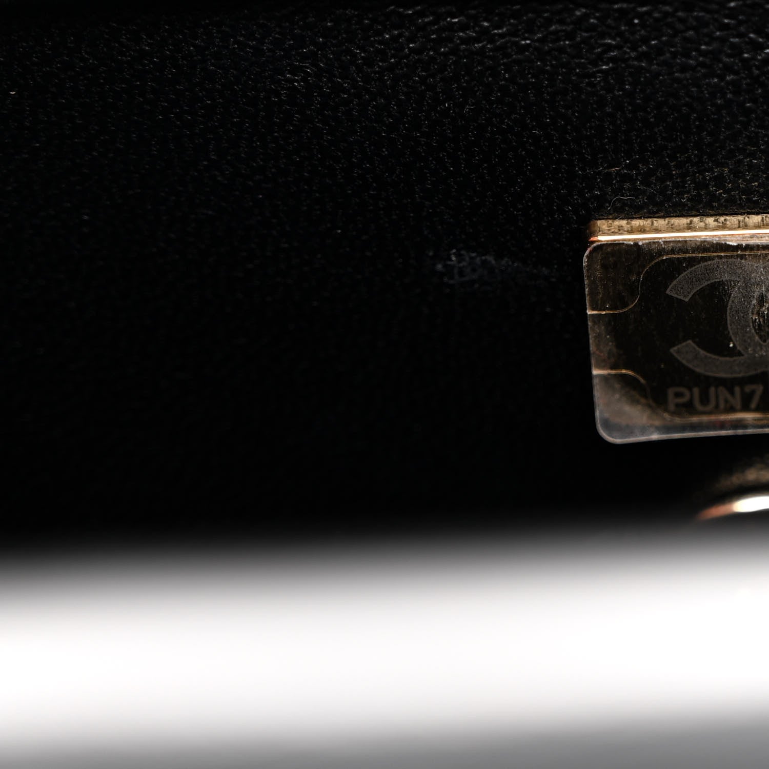 Chanel Shiny Lambskin Quilted Coco Trip Flap Bag Black 7 of 11