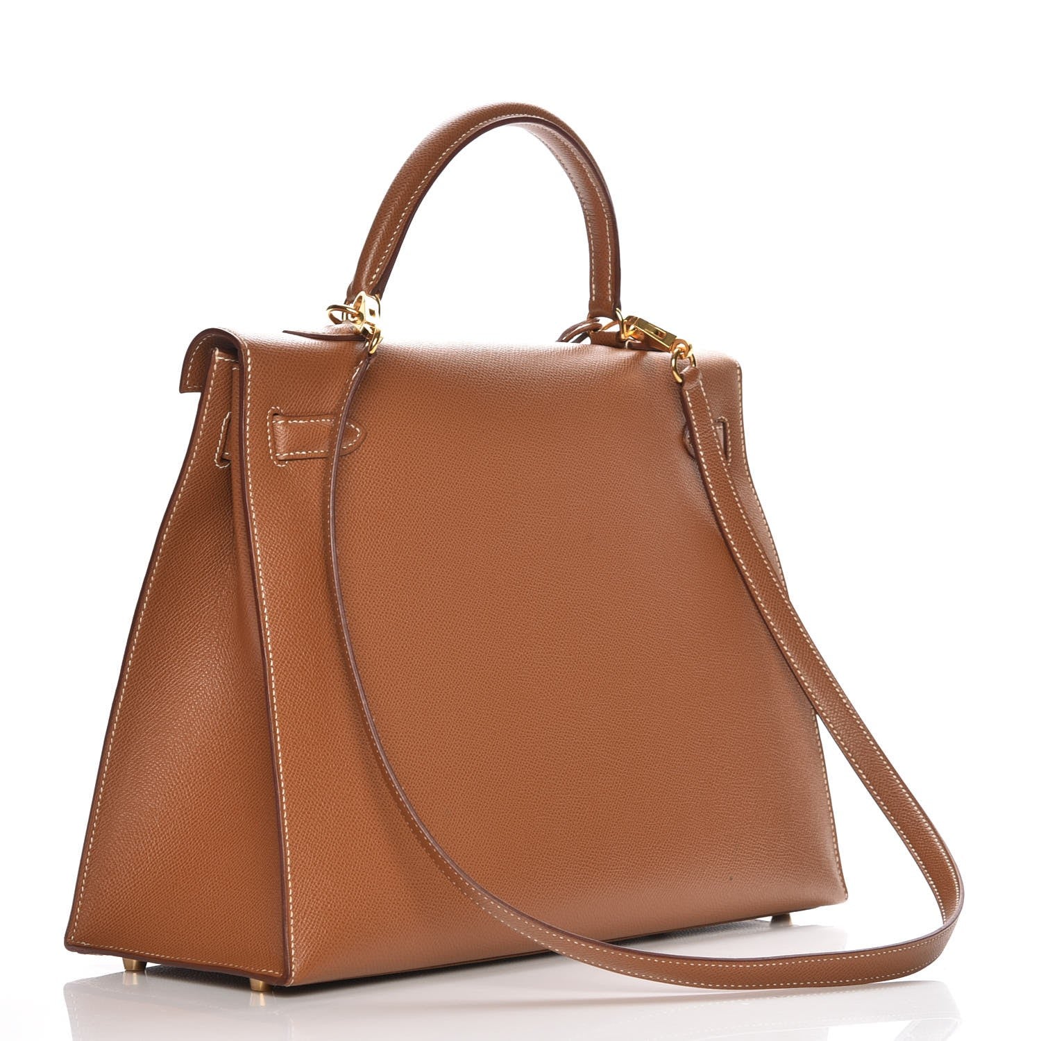 Hermes Epsom Kelly Sellier 35 Gold 4 of 33