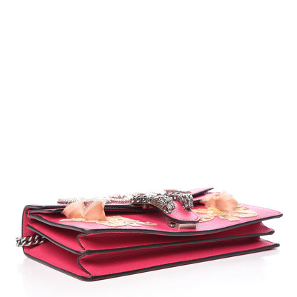Gucci Pebbled Calfskin Embellished Guccify Small Dionysus Shoulder Bag Rosa 4 of 13