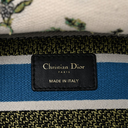 Christian Dior Canvas D-Constellation Embroidered Medium Lady D-Lite Latte Multicolor 6 of 11