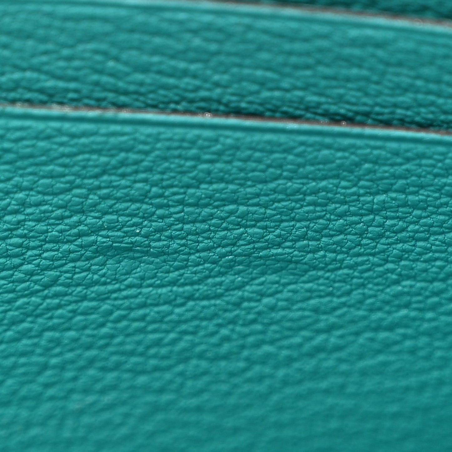 Chevre Mysore Kelly Longue Wallet Bleu Paon