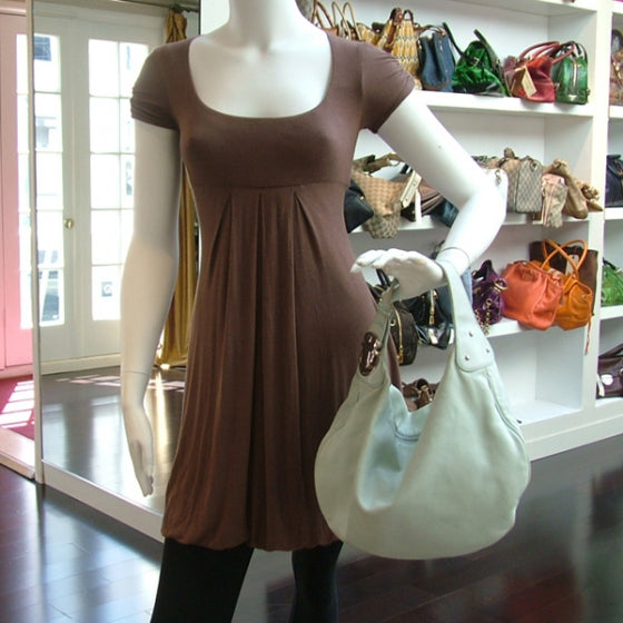 Marc Jacobs Leather Large Hobo Seafoam 2 of 11