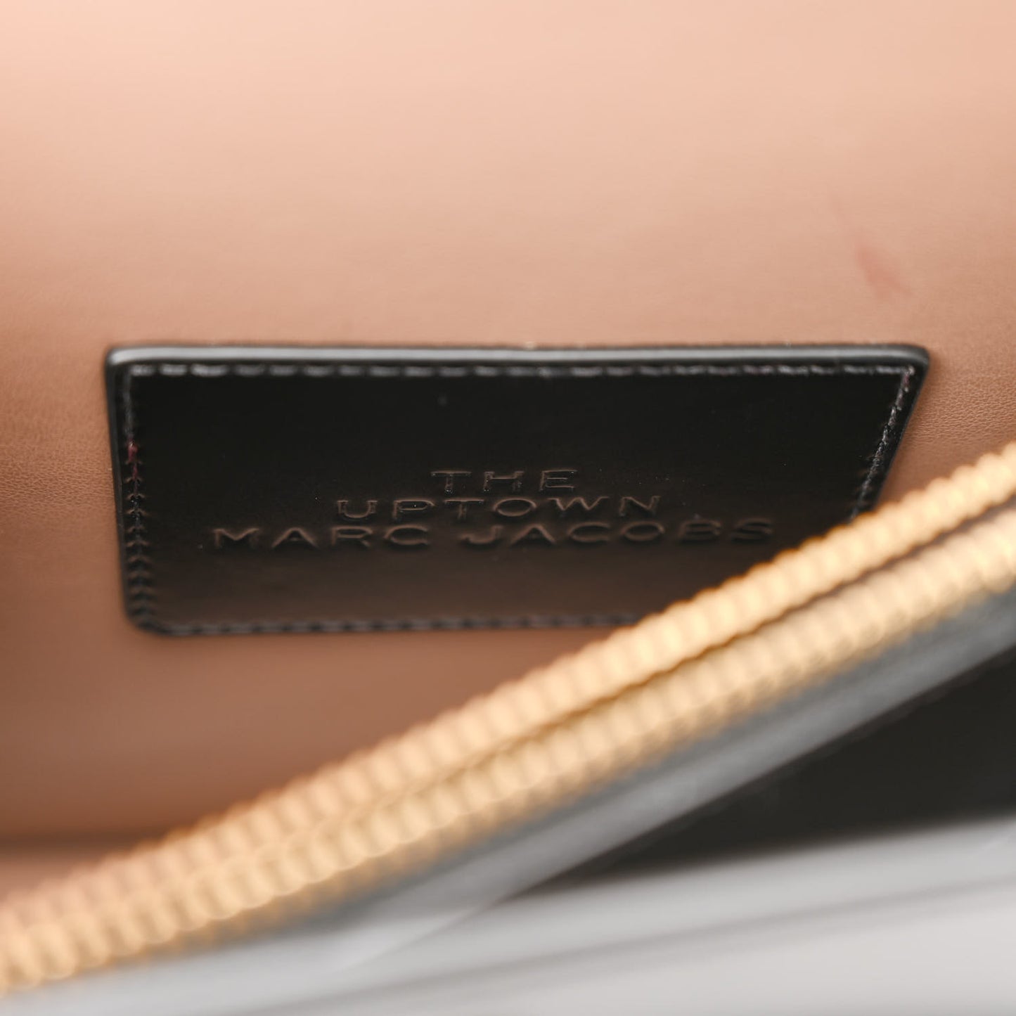 Shiny Calfskin Uptown Shoulder Bag Black