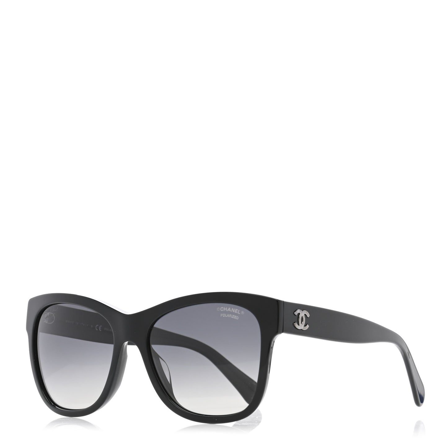 Acetate Polarized Square CC Sunglasses 5380 Black