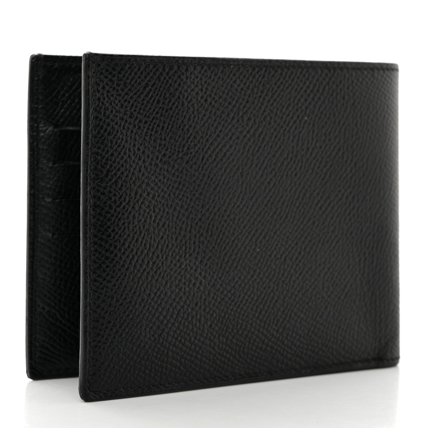 Hermes Epsom Citizen Twill Compact Wallet Black 3 of 7