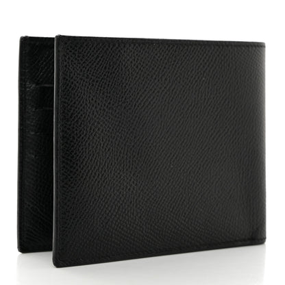 Hermes Epsom Citizen Twill Compact Wallet Black 3 of 7