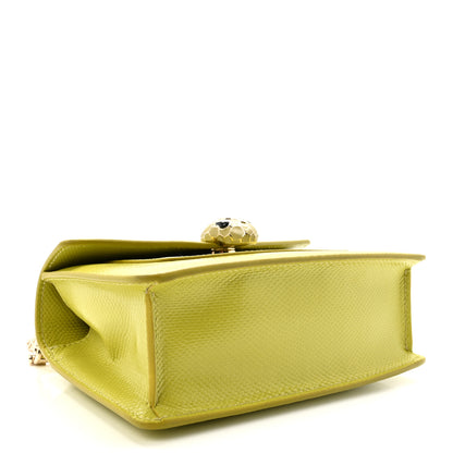 Bulgari Shiny Karung Serpenti Forever Small Top Handle Linden Peridot 4 of 9