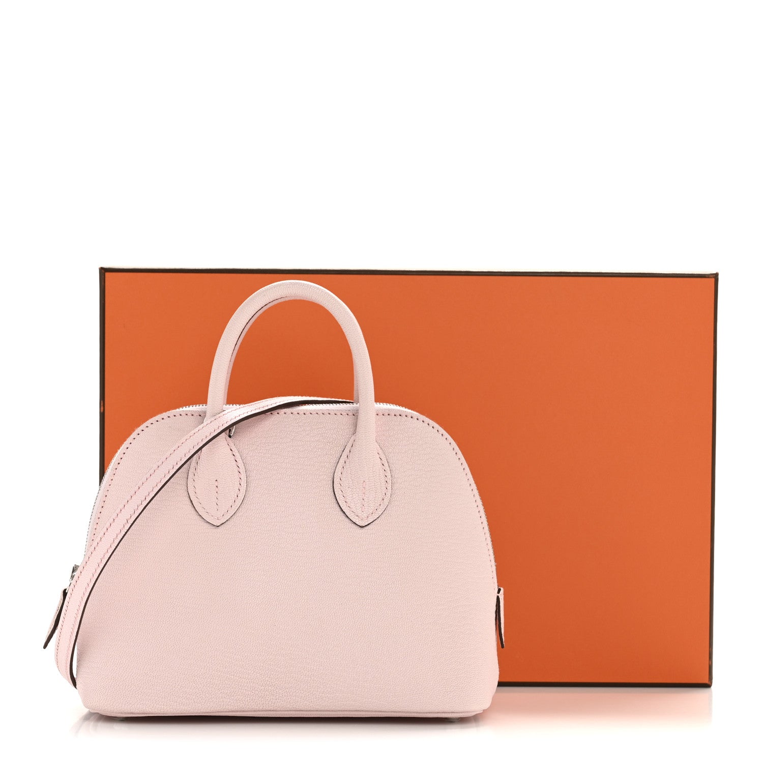 Hermes Chevre Mysore Mini 1923 Bolide Rose Darling 12 of 12
