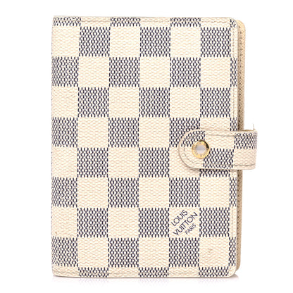 Louis Vuitton Damier Azur Small Ring Agenda Cover 1 of 18