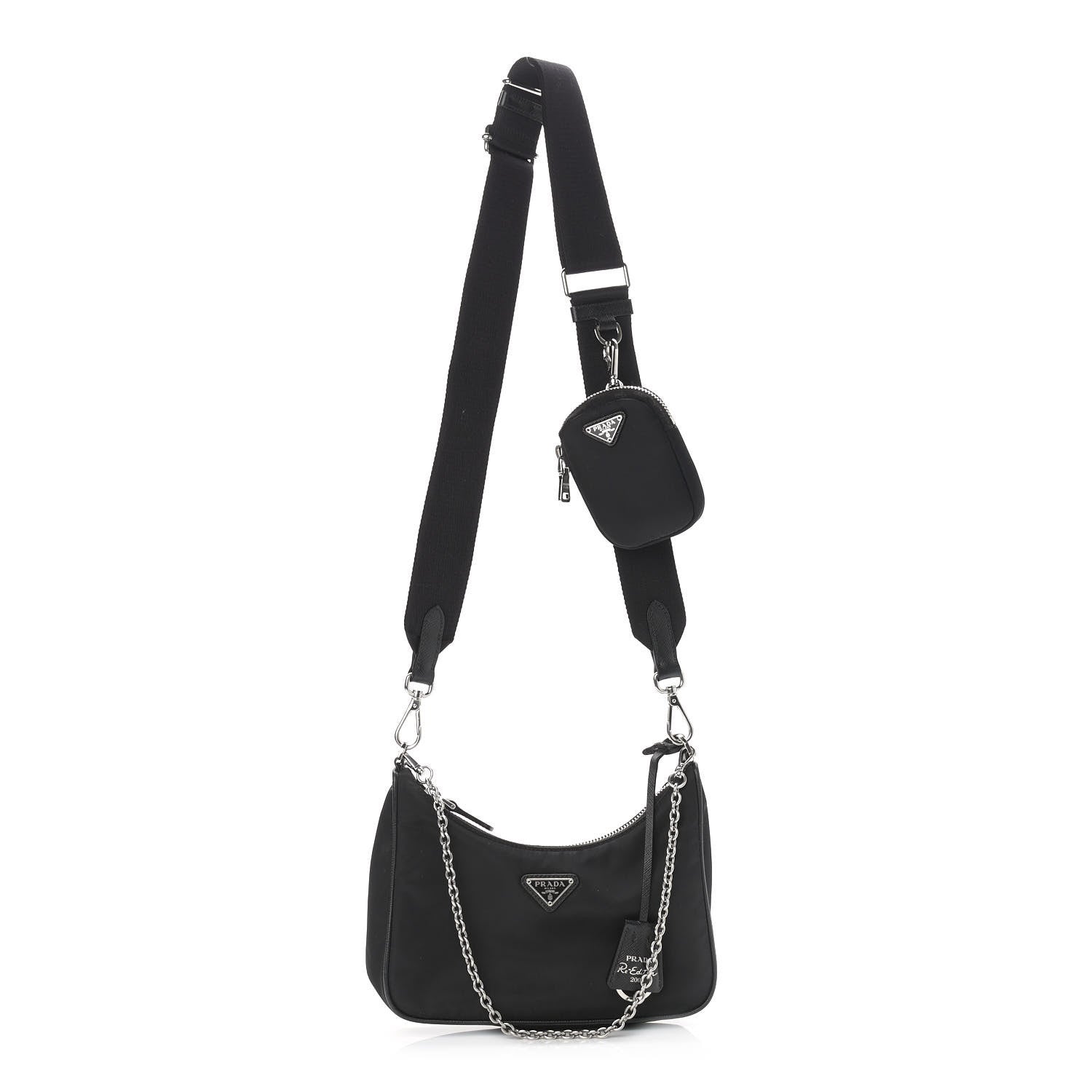 Prada Nylon Re-Edition 2005 Shoulder Bag Black 1 of 8