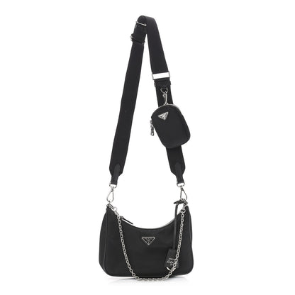 Prada Nylon Re-Edition 2005 Shoulder Bag Black 1 of 8