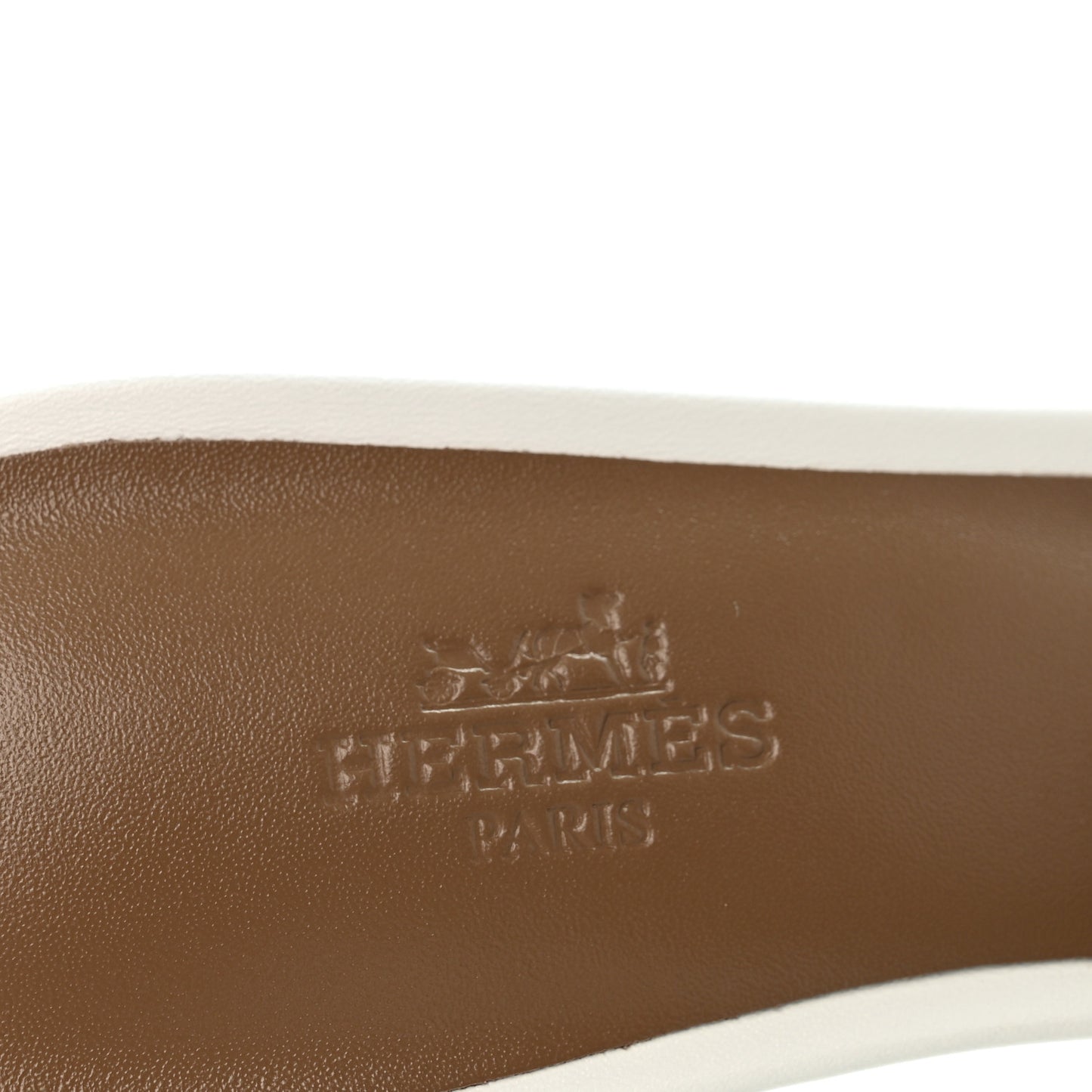 Calfskin Oasis Sandals 37 White