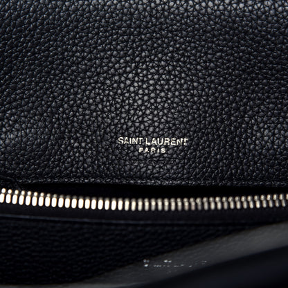 Saint Laurent Grained Calfskin Baby Sac De Jour Souple Black 6 of 9
