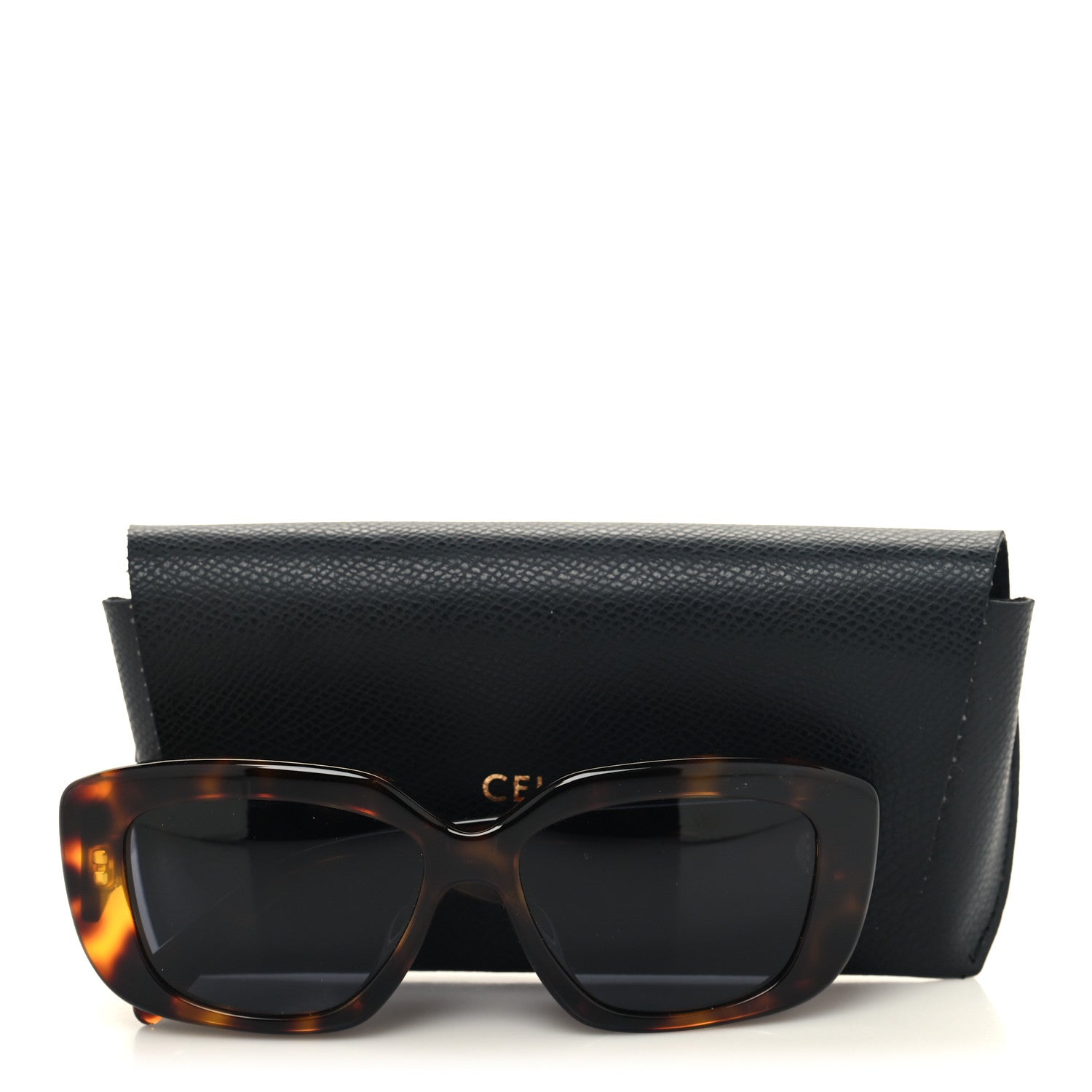 Celine Acetate Triomphe 01 Sunglasses CL 40216U Tortoise 7 of 7