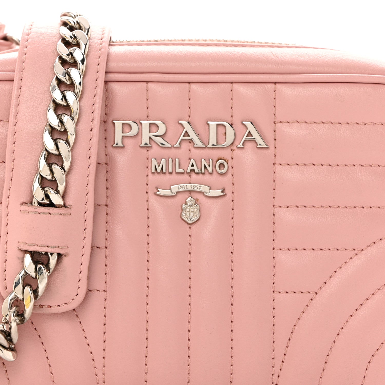 Prada Soft Calfskin Diagramme Camera Bag Pesco 7 of 9