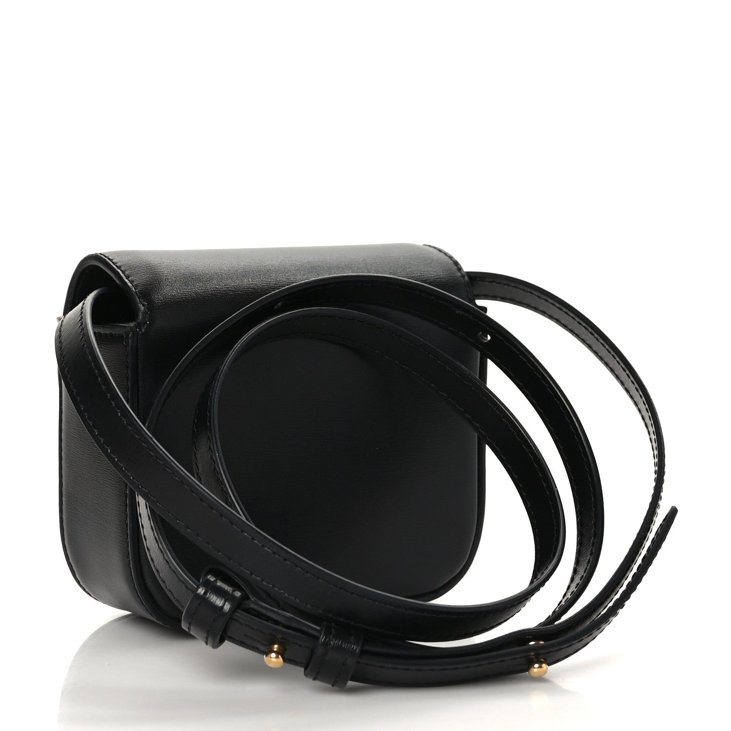Celine Shiny Calfskin Mini Triomphe Black 3 of 8