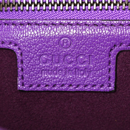 Gucci Goatskin Medium Aphrodite Shoulder Bag Shine Purple 7 of 10