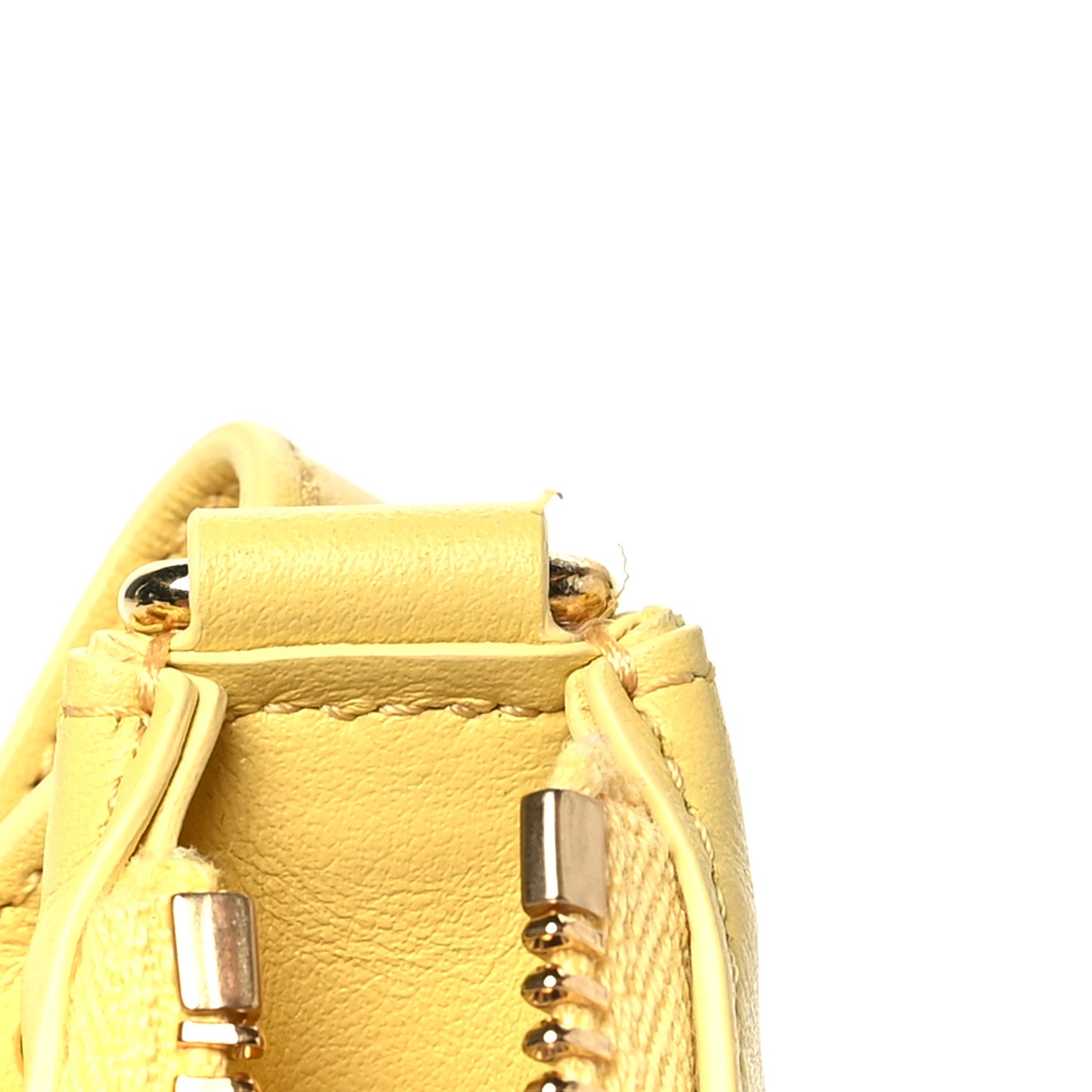 Smooth Calfskin Mini Ava Shoulder Bag Yellow