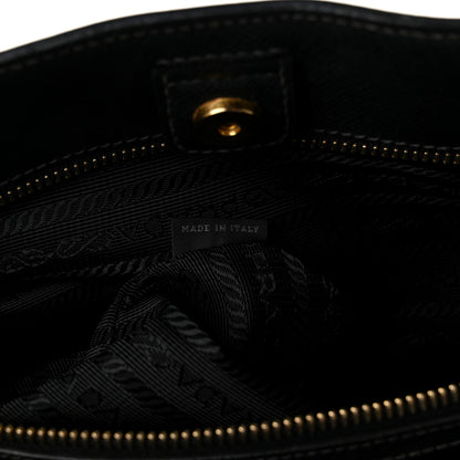 Prada Saffiano Lux Large Tote Black 7 of 11