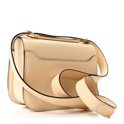 Delvaux Alpina Calfskin Lingot Crossbody Dune 3 of 9