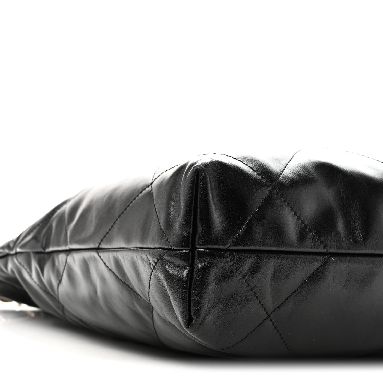 Chanel Shiny Calfskin Quilted Small Chanel 22 Black 9 of 11