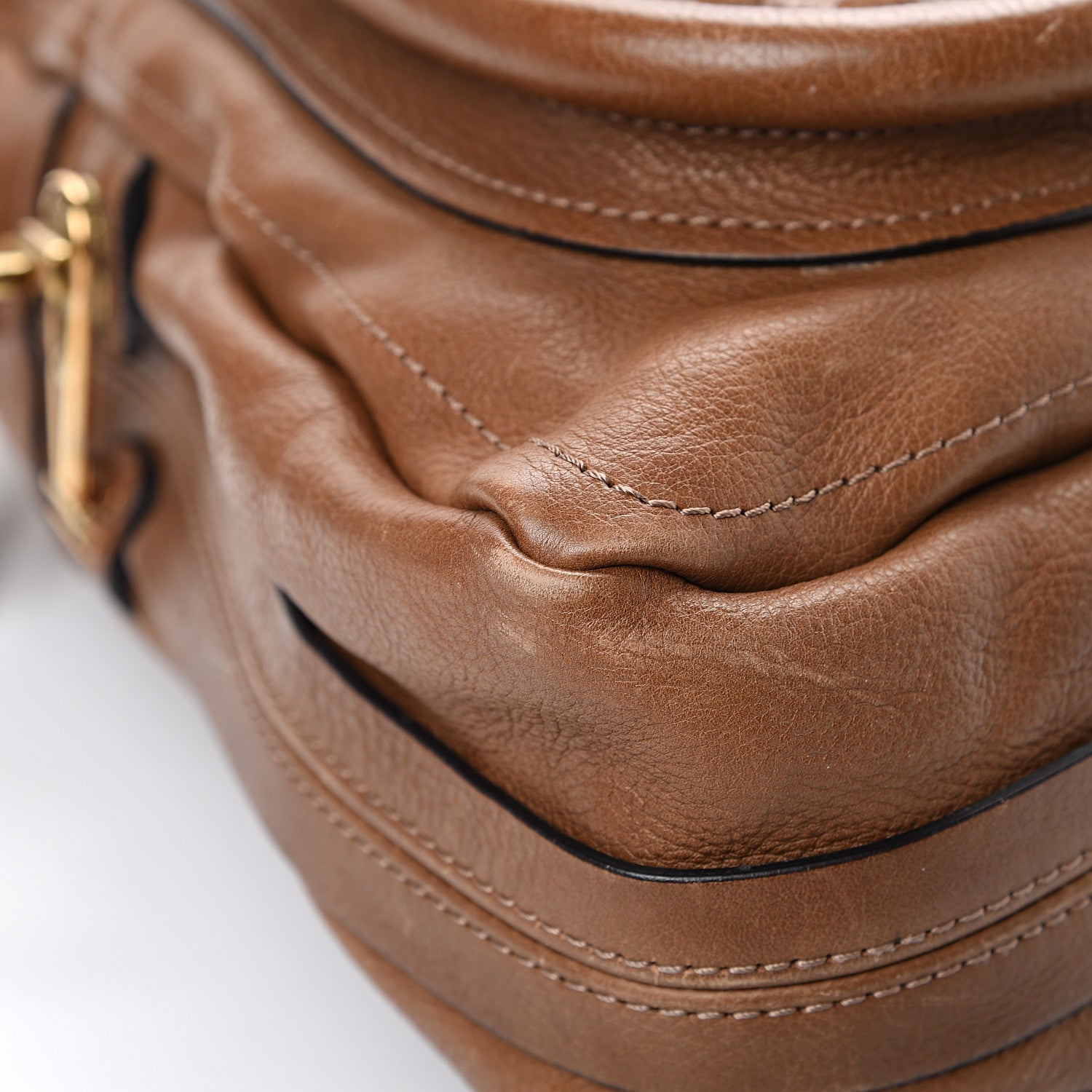Chloe Calfskin Large Paraty Muscade 10 of 20