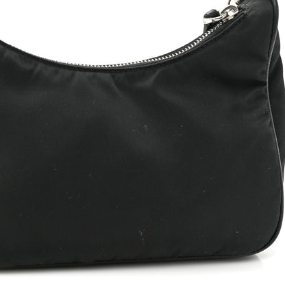 Prada Nylon Re-Edition 2005 Shoulder Bag Black 10 of 10