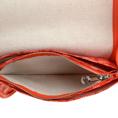 Goyard Goyardine Plumet Wallet Clutch Orange 4 of 4