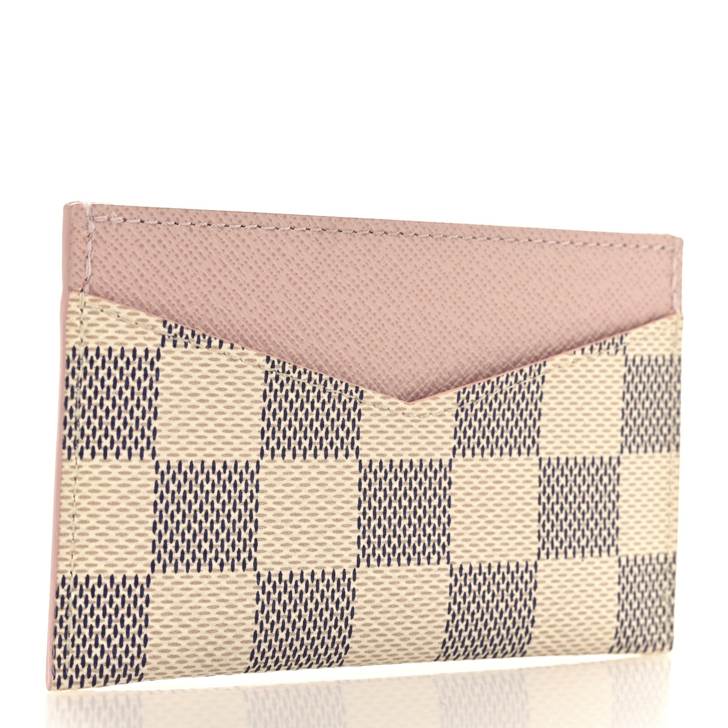 Damier Azur Daily Card Holder Rose Ballerine