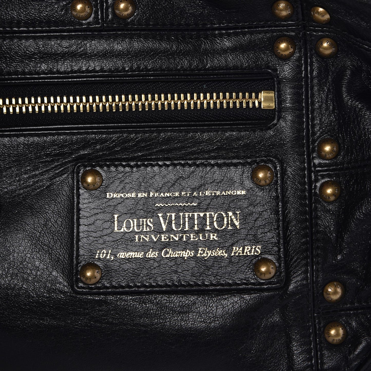 Lambskin Riveting Black