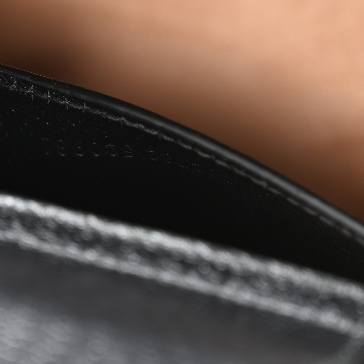 Textured Dollar Calfskin Web Mini Diana Tote Bag Black Dusty Grey