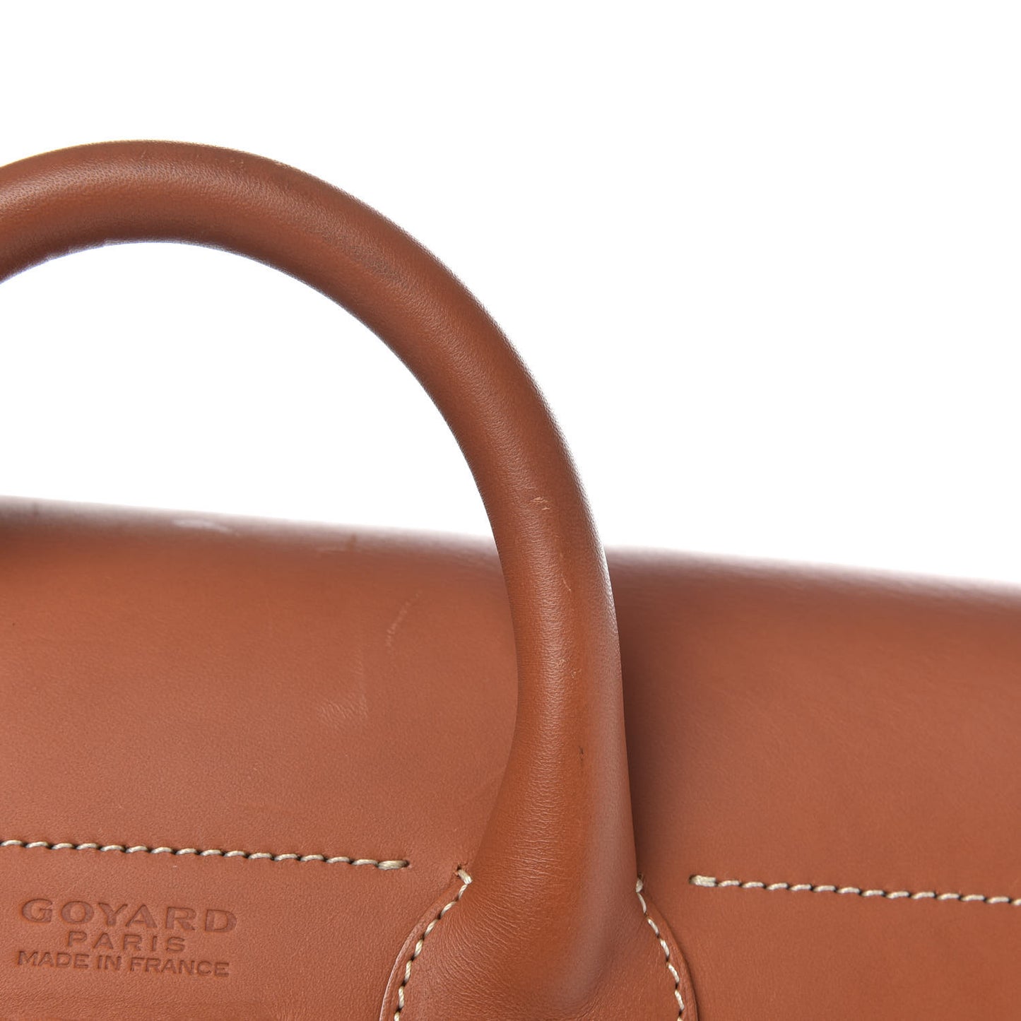 Goyardine Calfskin Alpin MM Backpack Gold Black