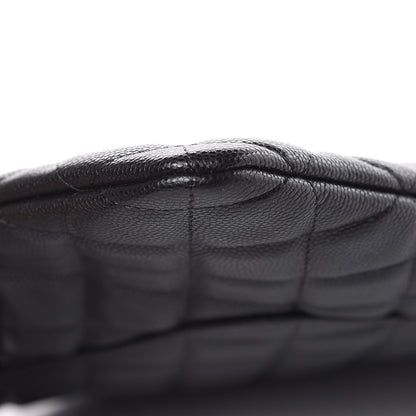 Chanel Caviar Quilted Large Cosmetic Case Black 9 of 10