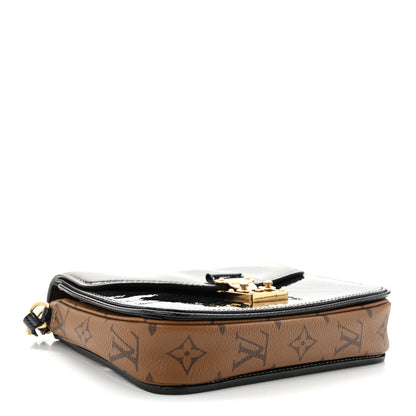 Louis Vuitton Shiny Epi Monogram Pochette Metis Mini Marine 4 of 10